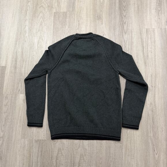 Eddie Bauer Roll Neck Sweater Mens Small Geometric Knit Pullover Outdoors Hiking - Picture 6 of 8